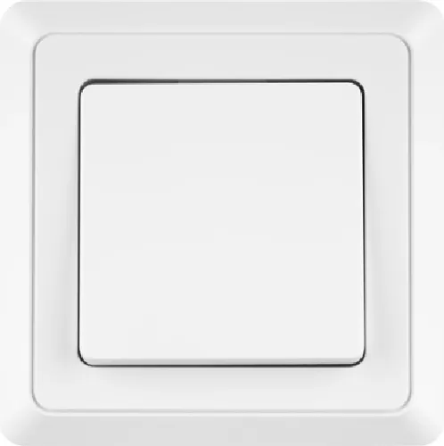 REV PrimaLuxe Aus- / Wechselschalter weiß inkl. Rahmen von REV