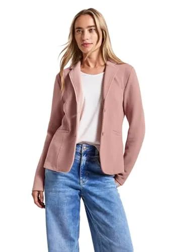 Damen Basic Blazer mit Struktur in pink von Street One
