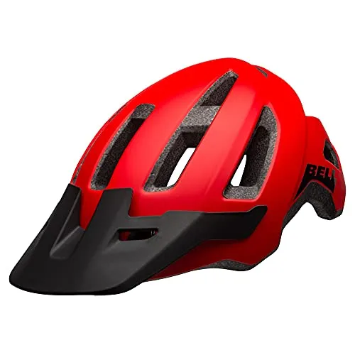 Bell Herren Nomad Fahrradhelm MTB, matte red/black, Einheitsgröße