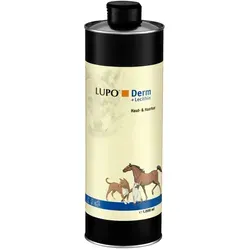 Luposan 33319 Hundefutter Lupo Derm Haut- und Haarkur 1000 ml - Haarkuren für Hunde > Unterstützt die Haut- und Fellgesundheit mit hochwertigen Inhaltsstoffen für ein glänzendes Fell.
