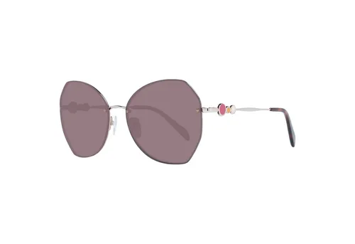 Pucci Sonnenbrille EP0178 28E 61 Damen Rosé Gold - Elegante Damen Sonnenbrille im Schmetterlingsstil, 100% UV-Schutz und stylisches Rosé Gold-Metallrahmen, ideal für sonnige Tage.