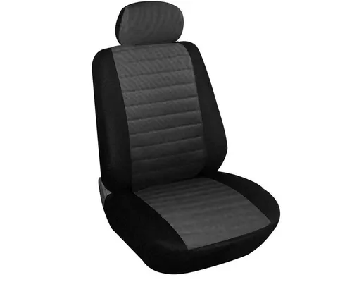 Woltu Autositzbezug, Einzelsitzbezug Vordere Schonbezug Schoner, Schwarz/Grau