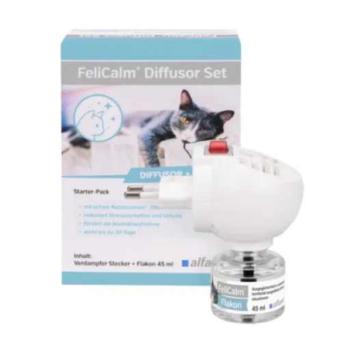 FeliCalm Diffusor Set – Katzenminze, ohne Pheromone Starter-Set SONDERPREIS