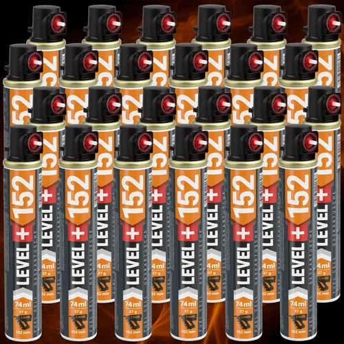 Gaskartuschen 24 St. für Gasnagler RM152 von Level+