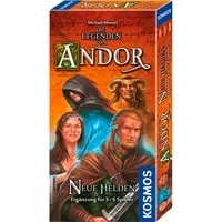 KOSMOS 692261 Die Legenden von Andor - Neue Helden Erweiterung für 5-6 Spieler, spannende neue Charaktere und Spielvarianten für mehr Abenteuer ab 10 Jahren