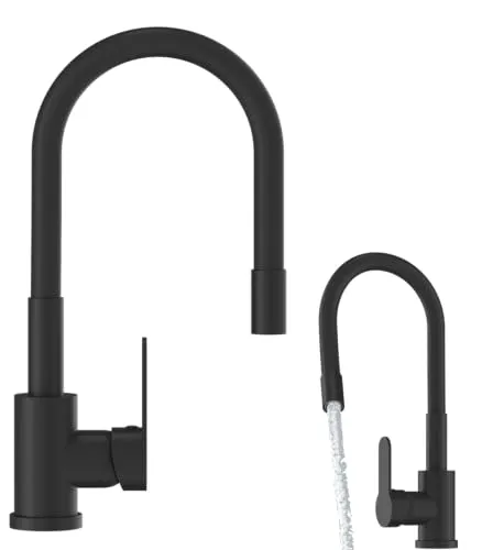 Granitan GRADO Wasserhahn in schwarz von Granitan