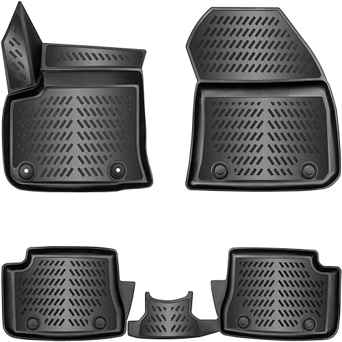 ELMASLINE 3D Gummimatten für Citroen e-C3 Aircross (2024-2026) - Individuell angefertigte Gummimatten für CITROEN e-C3 Aircross – optimaler Schutz vor Schmutz und Feuchtigkeit! Strapazierfähig, rutschhemmend und leicht zu reinigen. Perfekte Passform für Ihr Fahrzeug!