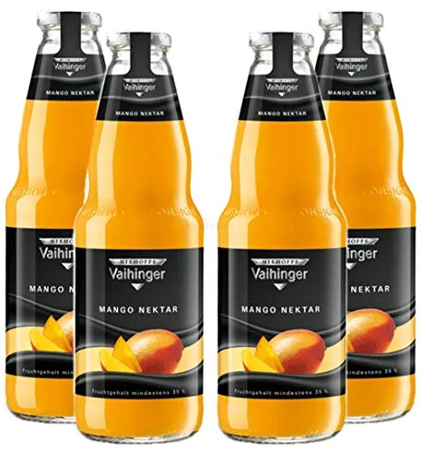 Niehoffs Vaihinger Mango Nektar 1L TWO - 4er Set inkl. Pfand MEHRWEG