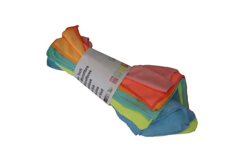Super Sauber Mikrofaser Tücher 32 x 32 cm, Reinigungstücher, Putztücher, 12 Stk.