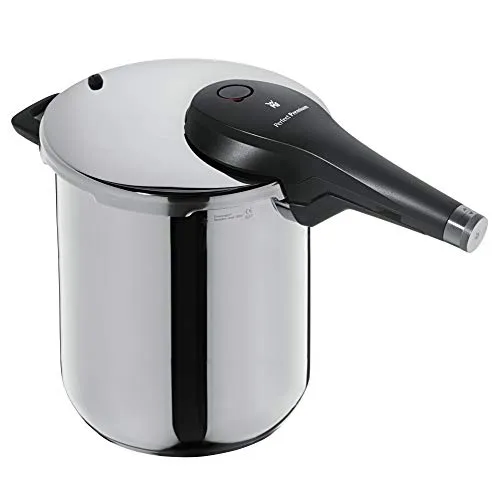 WMF Perfect Premium One Pot Schnellkochtopf 8,5l - Kochtopf aus Cromargan Edelstahl, ideal für Induktion und mit 2 Kochstufen für perfekte Kochergebnisse. Einfach zu bedienen dank All-In-One Drehknopf.