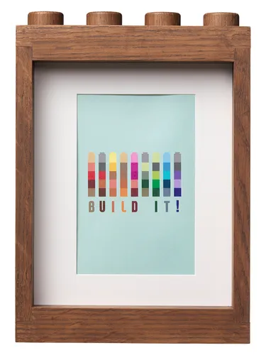 LEGO Bilderrahmen in Braun