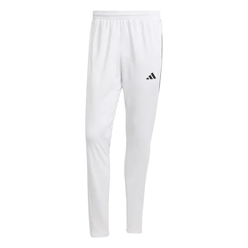 adidas Men's Club Tennis 3-Stripes Knitted Pants, White, M in weiß von adidas