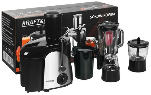 Zentrifugal Entsafter Saftpresse 1500 W KD4137 mit Zubehör Edelstahl