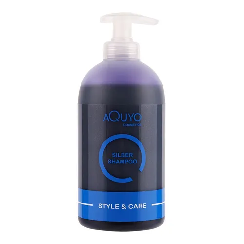 Style & Care Silber Shampoo Anti Gelbstich Shampoo für graues, hell gefärbtes oder blondes Haar