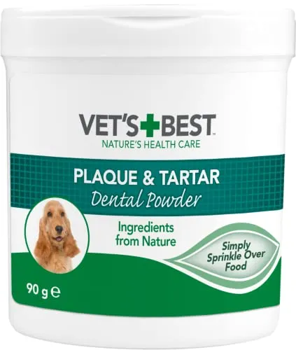 Vet's Best Dentalpulver für Hunde - 90 g