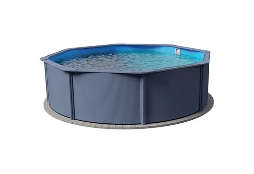 Planet Pool Rundpool Classic 450x120 cm - Hochwertiger Stahlwandpool mit 0,4 mm Stahl, langlebig und ideal für DIY-Projekte. Erfülle dir den Traum vom eigenen Pool, made in Europe!