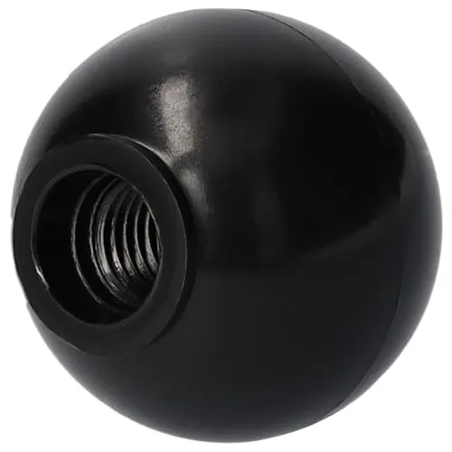 SAMETRUCK Kugelknopf M6 M8 M10 M12 Innengewinde DIN319 Kugelkopf Kugelgriff Schaltknauf Kugel Ø 32mm 40mm (32mm Ø - M6 Gewinde)