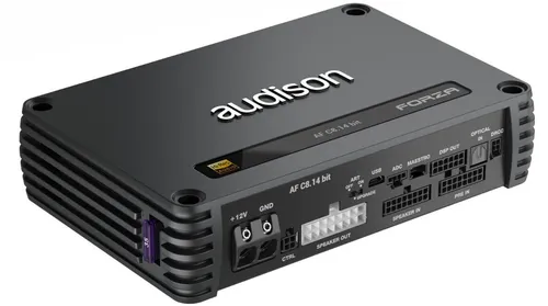 Audison AF C8-14bit - 8-Kanal Verstärker mit DSP - Car-HiFi-Endstufen mit 4x150 Watt Sinusleistung und integriertem DSP für erstklassigen Klang und individuelle Anpassung.
