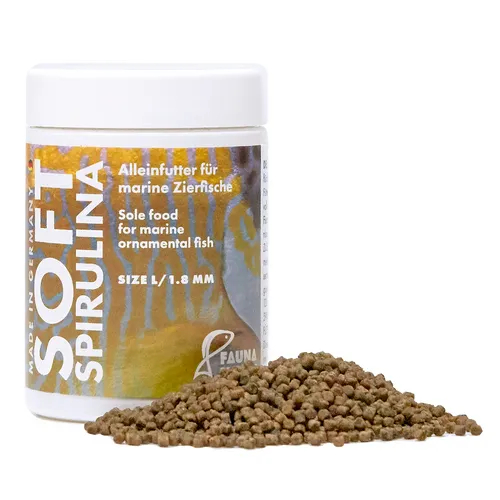 Fauna Marin Soft Spirulina L 100ml(60g); weiches Granulat-Futter für Fische