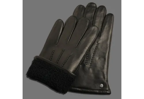 AKAROA ESTD 2019 Lederhandschuhe Herren DAN - Touchscreen & Lammfell - Handschuhe & Fäustlinge für Herren, mit Touchscreen-Funktion aus italienischem Leder und warmem Lammfellfutter für optimalen Tragekomfort. In 5 Größen erhältlich, ideal als nachhaltiges Geschenk!