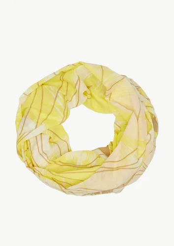 comma Loop-Schal mit floralem Muster - Eleganter Loopschal aus leichter Baumwolle mit floralem Muster, ideal für jedes Outfit und perfekt für die Übergangszeit.