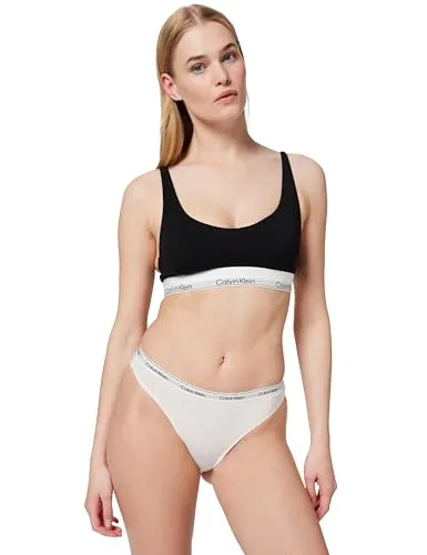 CALVIN KLEIN UNDERWEAR Bralette Damen S schwarz - Funktionsunterwäsche aus elastischem Jersey mit 53% Baumwolle, sportlich und körpernah geschnitten, ideal für Komfort und Stil im Alltag.