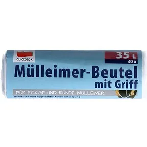 quickpack Müllbeutel 35,0 l weiß, 30 St.