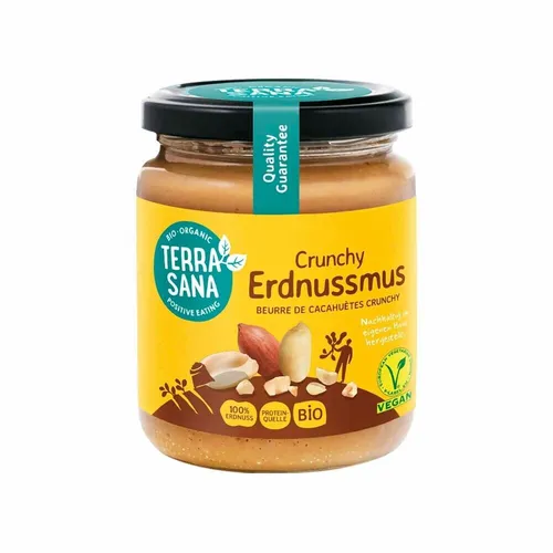 Erdnussmus - Crunchy 250g | TERRASANA
