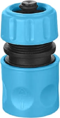 Kynast Schnellverbindungstück Schlauchkupplung Schlauchverbinder mit Wasserstopp 1/2 Zoll - Kunststoff