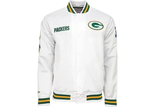 City Lightweight Satin Jacke - Green Bay Packers - L - Leichte Satinjacke der Green Bay Packers in Größe L, ideal für sportliche Freizeitlooks. Gefüttert und aus hochwertigem Polyester gefertigt, bietet sie Komfort und Stil in einem!