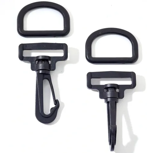 Prym Karabinerhaken-Set 30mm (D-Ring / Karabiner / Halbrundring)
