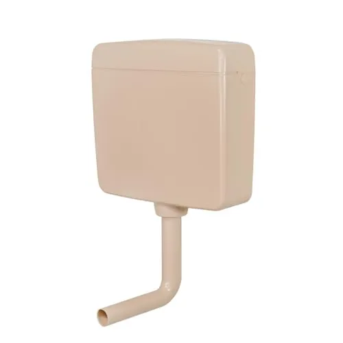 Belvit Topazio Bahama Beige Spülkasten - WC-Teile & -Aufsätze, eleganter Aufputzspülkasten in Beige mit 3/9L Fassungsvermögen, ideal für moderne Bäder und einfach zu installieren.