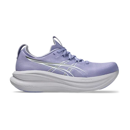 ASICS Damen Laufschuhe GEL-NIMBUS 28 – Leicht und bequem in silber von ASICS