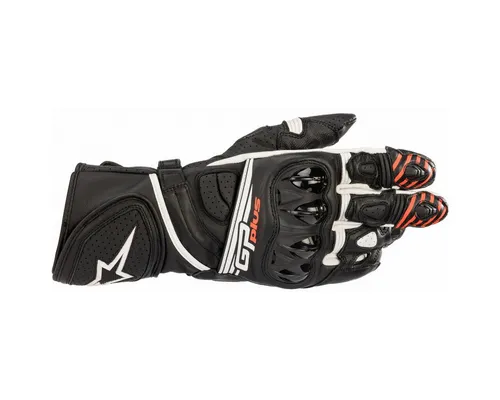 Alpinestars GP Plus R V2 Sporthandschuh schwarz/weiß M in weiß von Alpinestars