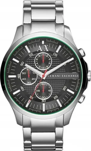 Armani Exchange Herren Chronograph Uhr - Armbanduhren für Herren mit 46mm Edelstahlgehäuse, wasserdicht bis 50m – ideal für sportliche Aktivitäten und Alltag.
