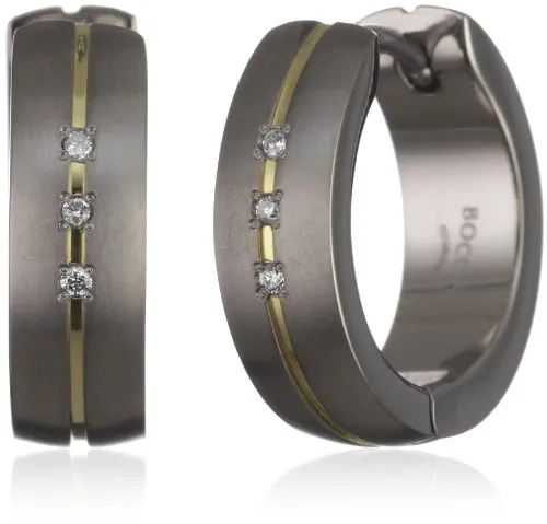 Boccia Damen-Creole Titan mit Brillanten von Boccia Titanium