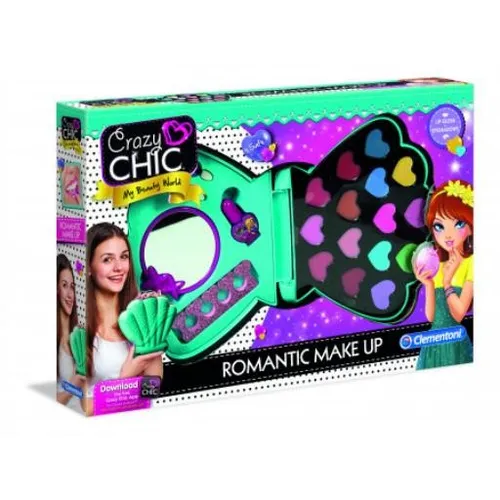 Clementoni Crazy Chic Kinder Make Up Schminkset Muschel Mädchen Schminkmuschel