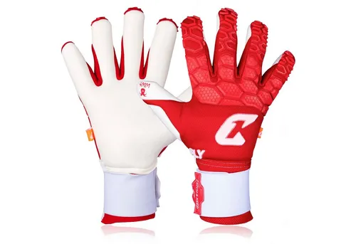 CATCH & KEEP Torwarthandschuhe Herren Fly Red Soul Gr. 12 - Professionelle Torwarthandschuhe mit herausragendem 4mm Octopus Latex Grip für maximalen Halt und Flexibilität, ideal für ambitionierte Torhüter.