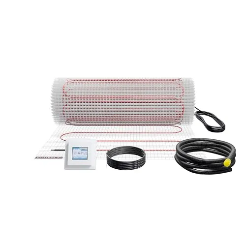 STIEBEL ELTRON FTM 100 Elektro Fußbodenheizung 1m², 100 Watt - Elektro Fußbodenheizung, ideal für Teppich, Vinyl und Kork, sorgt für gleichmäßige Wärmeverteilung und moderate Heizleistung für schonendes Aufheizen.