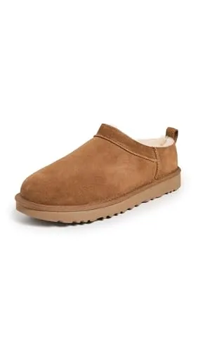 UGG Classic Micro Stiefel Braun EU 41 Damen - Wanderschuhe aus wasserabweisendem Veloursleder mit ultraweichem Schaffellfutter für perfekten Komfort an kalten Tagen.