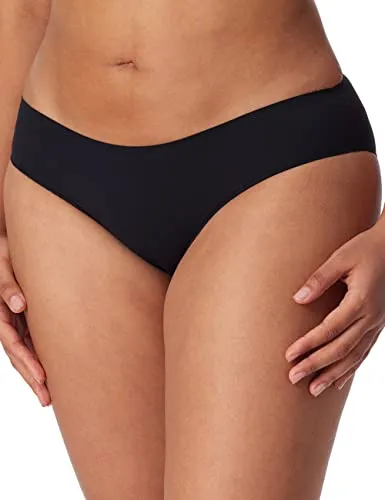 Schiesser Damen Slip nahtlos - Invisible Soft, schwarz_166915, 42