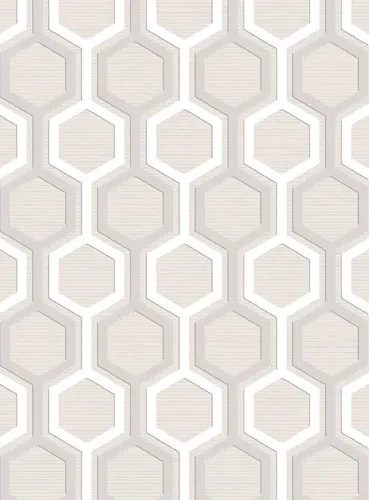 Kunstfaserteppich Kurzflor Beige mit Geometrischem Muster für Wohnräume - Moderne Kurzflor-Teppiche in Beige, ideal für Flur, Wohnzimmer und Schlafzimmer. Mit geometrischem Muster in hochwertiger Acryl-Baumwoll-Mischung für einen stilvollen Akzent.