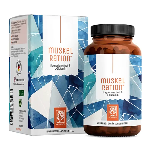Produktbild Magnesium Zink Muskelfunktion Regeneration 90 St vegan Muskelration NATURTREU®