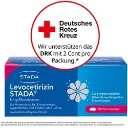 LEVOCETIRIZIN STADA 5 mg Filmtabletten 50 St