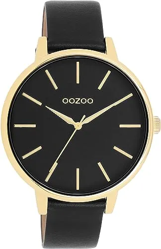 Oozoo Timepieces Damen Uhr C11294 | Edle Armbanduhr mit Lederarmband - Armbanduhren für Damen mit hochwertigem Lederarmband und elegantem Design, ideal für jeden Anlass. Ganggenaues Japanisches Quarzwerk und robustes Mineralglas sorgen für Langlebigkeit und Stil.