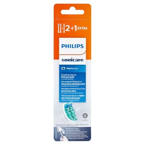 Philips Sonicare ProResults Standard HX6013/10 Elektrische Schallzahnbürstenköpfe, Weiß, 3 Stück
