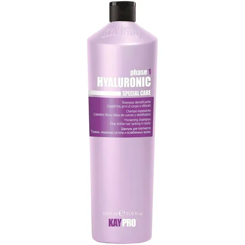 KayPro Hyaluronic Shampo 1000ml verleiht dem Haar Volumen und Glanz