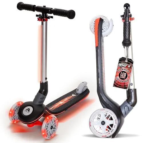 Whizzie LED Kinderroller in schwarz von Apollo