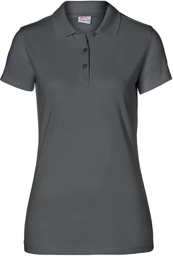 Kübler Shirts Polo Damen anthrazit Gr. XS - Elegantes Kübler Polo für Damen in Anthrazit, Gr. XS. Aus 50% Baumwolle und 50% Polyester gefertigt, bietet es hohen Tragekomfort und ist ideal für den professionellen Einsatz. Leicht taillierte Schnittführung für eine perfekte Passform.