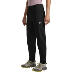 Jack Wolfskin Hikeout Pants M black (6000) 54 Short - Wanderhosen für Herren, leicht und atmungsaktiv, wind- und wasserabweisend, ideal für wechselhafte Wetterbedingungen beim Wandern.